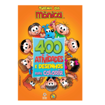 Livro Turma Da Mônica 400 Atividades e Desenhos para Colorir