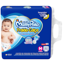 MamyPoko Fralda-Calça Premium Seca M 68 Unidades