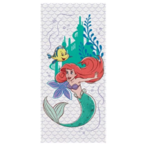 Toalha de Banho Infantil Felpuda 0,60cm x 1,20m Ariel Pequena Sereia Lepper