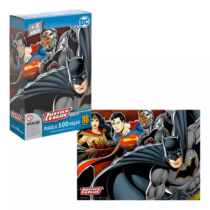 Quebra-Cabeças Liga da Justiça 100 Peças Grow
