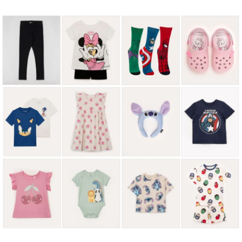 Seleção de Roupas Infantis com até 40% OFF