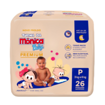 Turma da Mônica Baby Premium Jumbo P 26 Unidades
