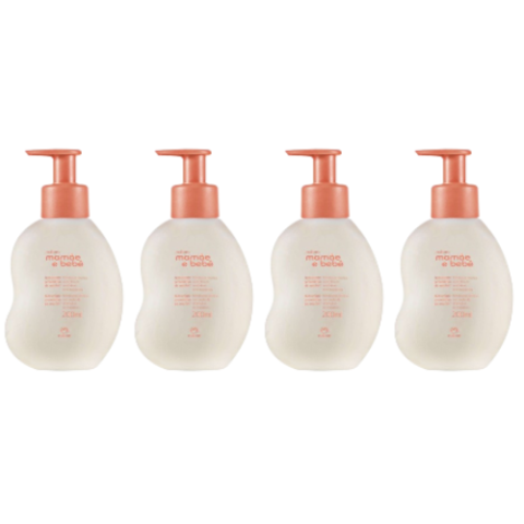 4 Unidades Loção Hidratante Preventiva de Estrias Mamãe e Bebê 200ml