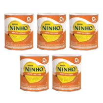 5 Latas Ninho Nestle Zero Lactose 700g