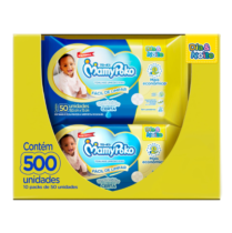Pack MamyPoko Lenços Umedecidos Dia&Noite 500 Unidades