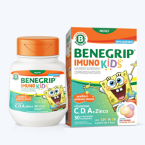 Benegrip Imuno Kids Com 30 Comprimidos Mastigáveis