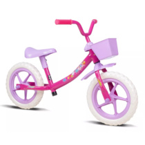 Bicicleta Aro 12 Equilíbrio Push Balance Pink Verden