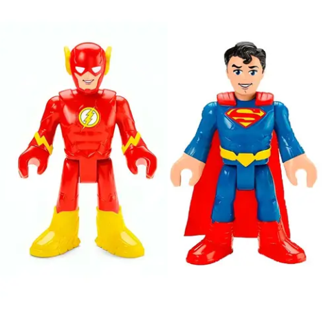 Bonecos Superman ou Flash XL Imaginext 25cm Mattel