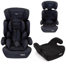 Cadeirinha Cosco Kids para Auto Tour Vira Assento Preta