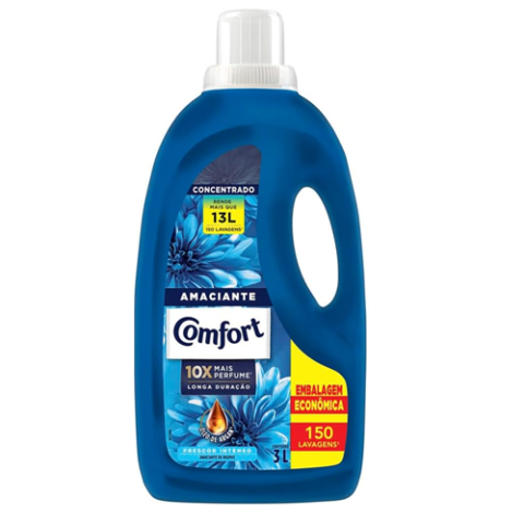 Comfort Amaciante Concentrado Frescor Intenso 3L