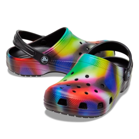 Sandália Crocs Infantil Classic Marbled Tie Dye Clog