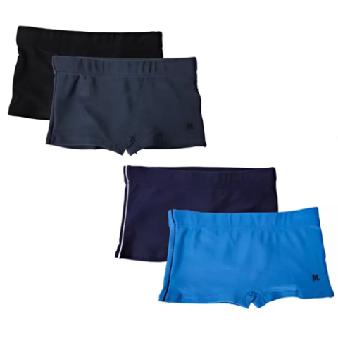 Kit 2 Sungas Boxer Infantil Mash