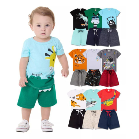 Kit 5 Conjuntos Roupa Infantil Menino Universo Encantado