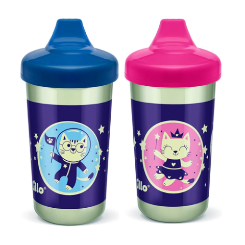 Lillo Copo Antivazamento Max Brilha No Escuro 320ml