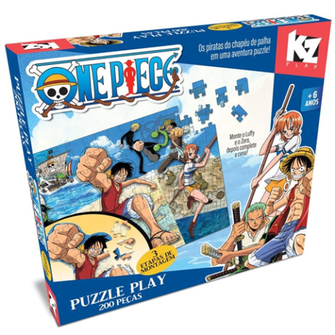 Quebra Cabeça One Piece 200 Peças