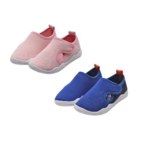 Tênis Slip On Infantil Klin Liberty Calce Fácil Azul ou Rosa