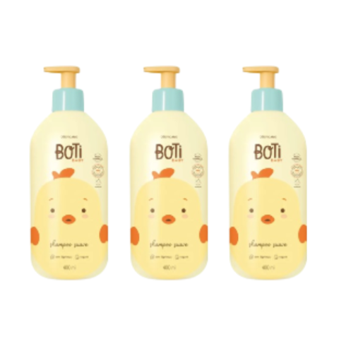 3 Unidades Shampoo Suave Boti Baby 400ml