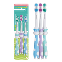 Combo Econômico 3 Escovas Dentais Infantil Kess
