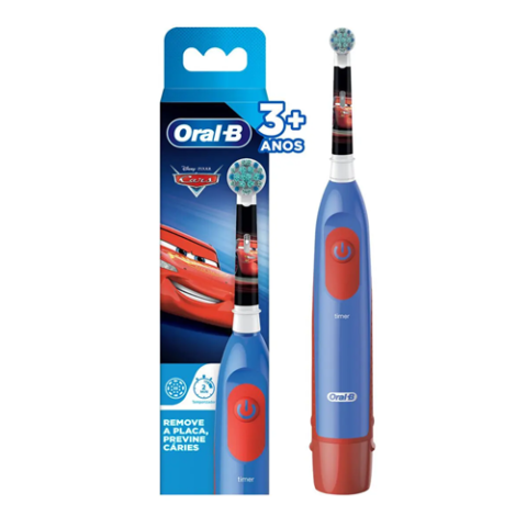 Escova Dental Oral-B Disney Cars+ 2 Pilhas AA