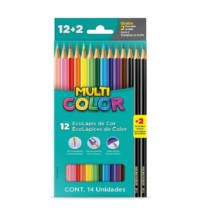 Faber-Castell 12 cores + 2 lapis Ecolapis