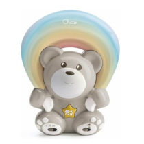Luminária Projetor Rainbow Bear Chicco Bege