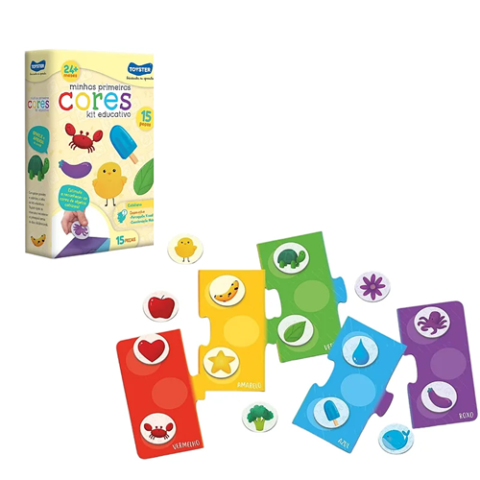 Jogo Educativo Minhas Primeiras Cores Toyster