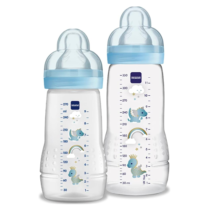 Kit 2 Mamadeiras Mam Easy Active Set 270ml/330ml Azul