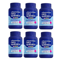 Kit 6 Vitaminas Kids 60 Cápsulas Neo Química
