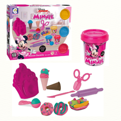Kit de Massinha Minnie Doceria Disney Cotiplás