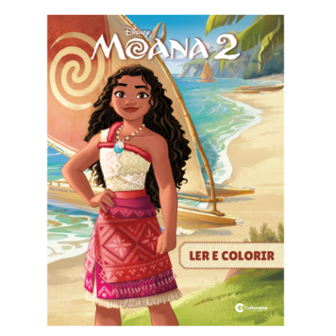Ler e colorir Moana 2