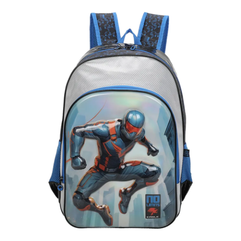 Mochila Escolar No Limits ManHero by Santino Poliéster