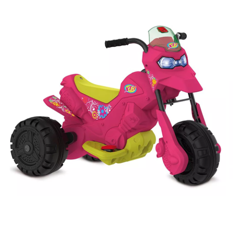 Moto Elétrica Infantil Xt3 6v Pink Bandeirante