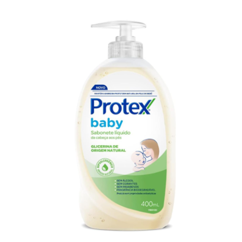 Sabonete Líquido Para Bebê Protex Baby Glicerina Natural 400ml