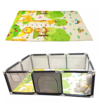 Cercadinho Para Crianças Com Tapete Para Engatinhar Cercadinho Para Crianças Com Tapete Para Engatinhar