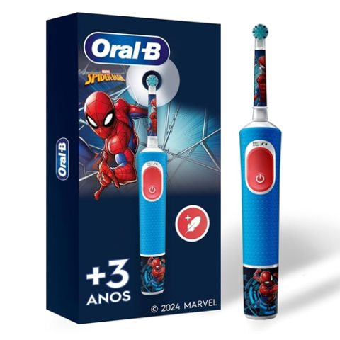 Escova de Dentes Elétrica Oral-B Pro Kids 3 Homem-Aranha