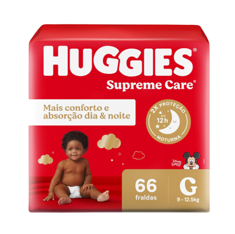 Huggies Fralda Supreme Care G 66 Unidades