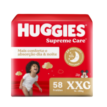 Huggies Fralda Supreme Care XXG 58 Unidades