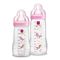 Kit 2 Mamadeiras MAM Easy Active Set 270ml e 330ml Rosa