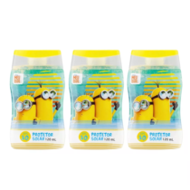Kit 3 Protetor Solar Kids Minions Fps 30 120ml Nutriex