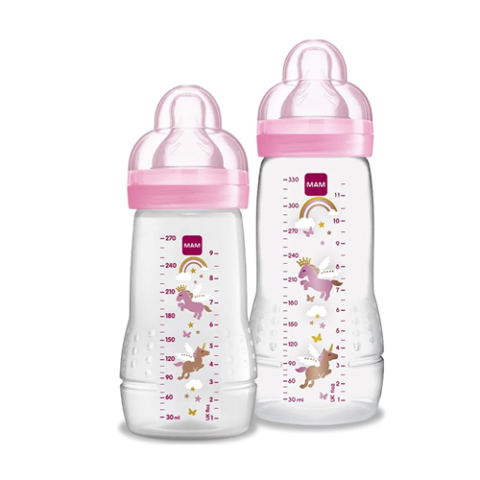 Kit Mamadeiras MAM Easy Active Set 270ml/330ml Rosa