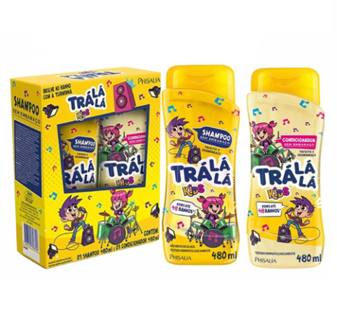 Kit Shampoo Sem Embaraço Personagem Trá Lá Lá Kids