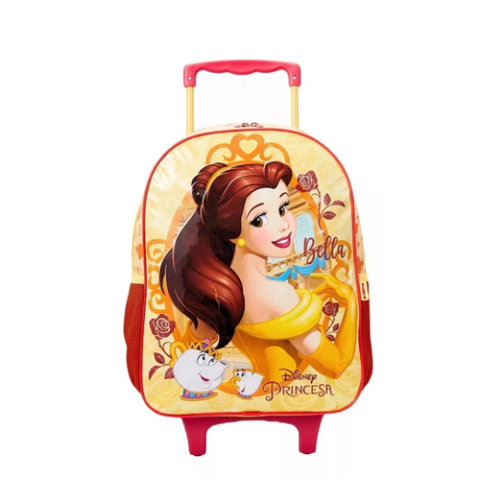 Mochila Com Rodas 16 Bela Disney Xeryus