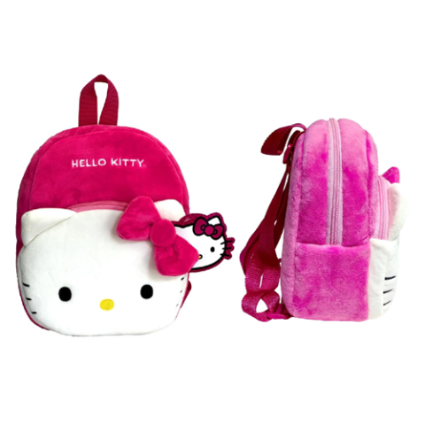 Mochila Pelucia Infantil Hello Kitty Candide