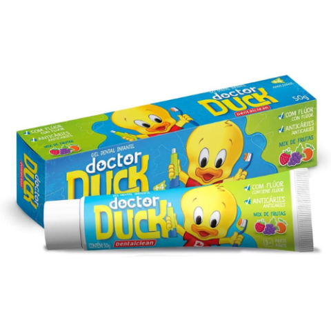 Gel Infantil com Flúor 50g Doctor Duck Dentalclean