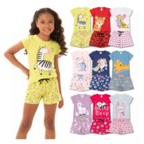 Kit 3 Pijamas Infantis Meninas Universo Encantado