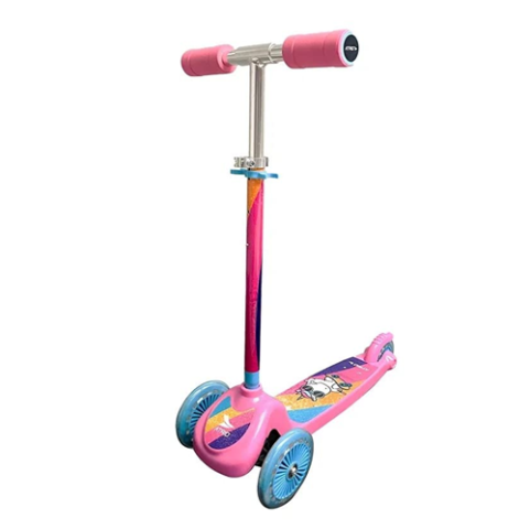 Patinete Com 3 Rodas Unicórnio New Atrio