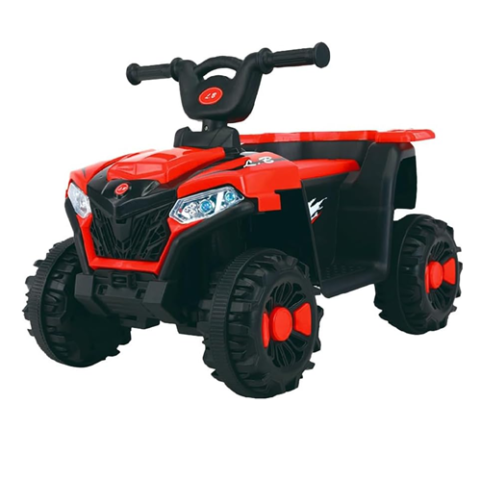 Quadriciclo Elétrico Infantil com Marcha Frente e Ré Vermelho Zippy Toys