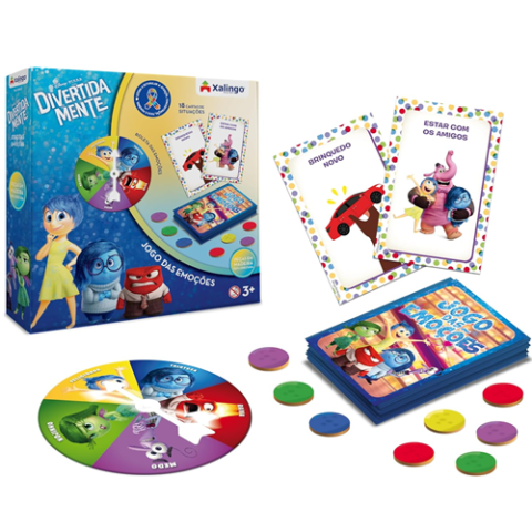 Jogo das Emoções Divertidamente 18 cartas Xalingo
