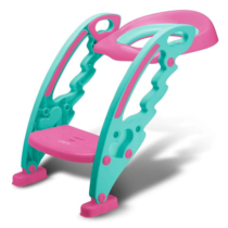 Redutor De Assento Com Escada Rosa Multikids Baby