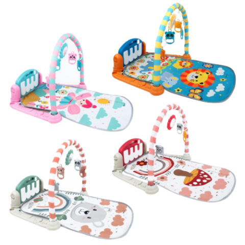 Tapete de Atividades Ginasio Para Bebês com Piano